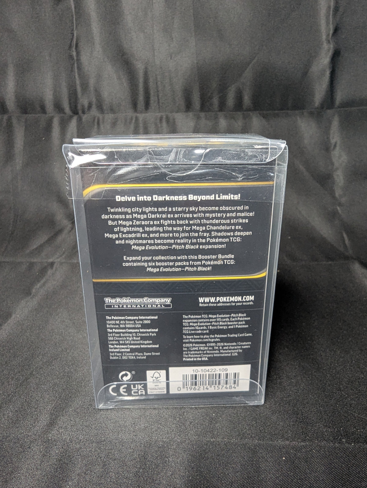 POKEMON MEGA EVOLUTION PITCH BLACK BOOSTER BUNDLE