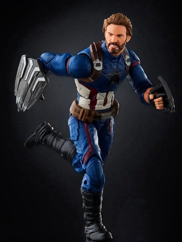 Marvel Legends Avengers Infinity Series, 15 cm Captain America Action Figure, Premium Design