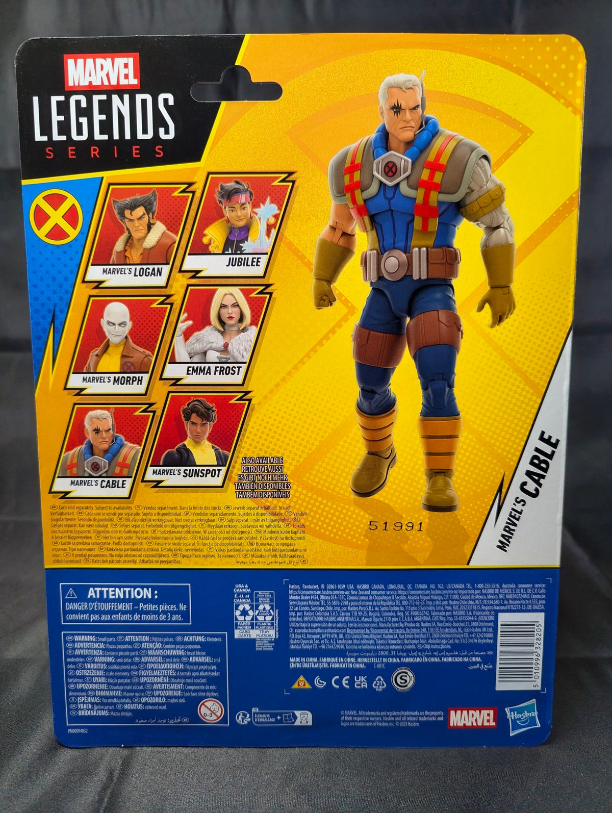 Marvel Legends Series Marvel's Cable, X-Men '97 Collectible 6-Inch Action Figure Toy