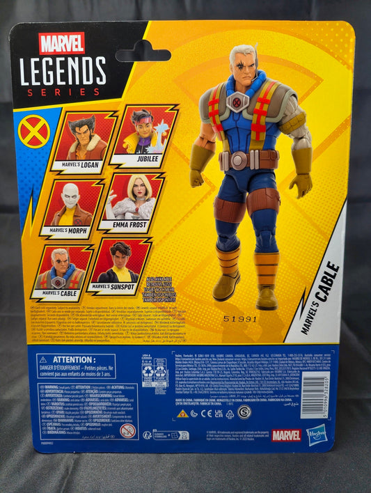 Marvel Legends Series Marvel's Cable, X-Men '97 Collectible 6-Inch Action Figure Toy