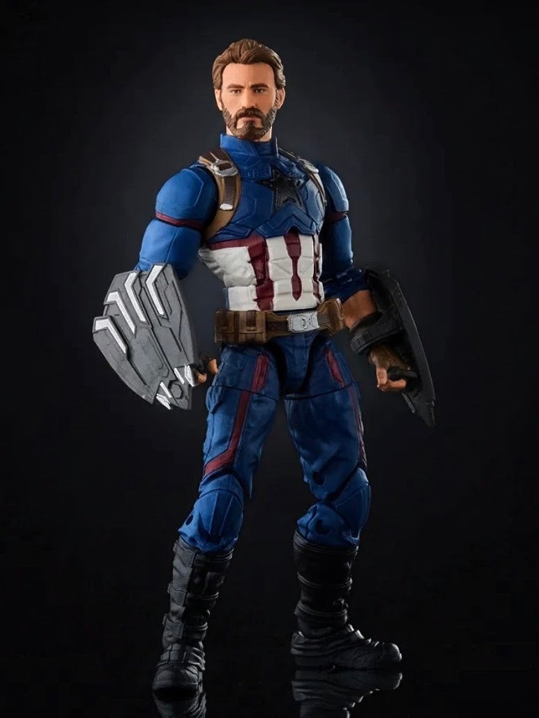 Marvel Legends Avengers Infinity Series, 15 cm Captain America Action Figure, Premium Design