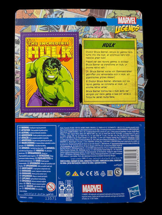 Hasbro Marvel Legends 3.75-inch Retro 375 Collection Hulk Action Figure Toy