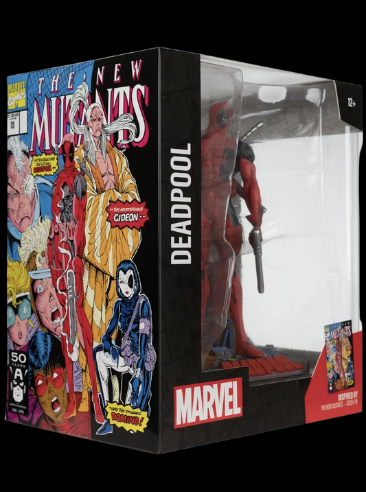McFarlane Toys - Marvel Deadpool 1:10th Scale Posed Figure with Scene (The New Mutants #98)