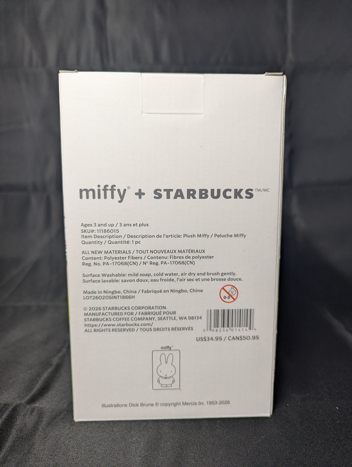 STARBUCKS X MIFFY PLUSH DOLL 2026