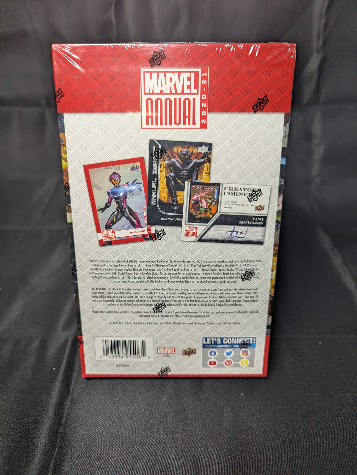 UPPER DECK MARVEL ANNUAL 2020 / 2021 HOBBY BOX