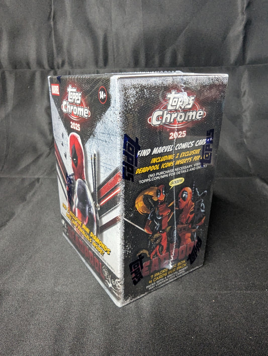 TOPPS 2025 MARVEL CHROME DEADPOOL BOX