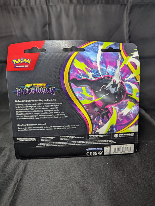 POKEMON 3 PACK BLISTER PITCH BLACK BINACLE PROMO