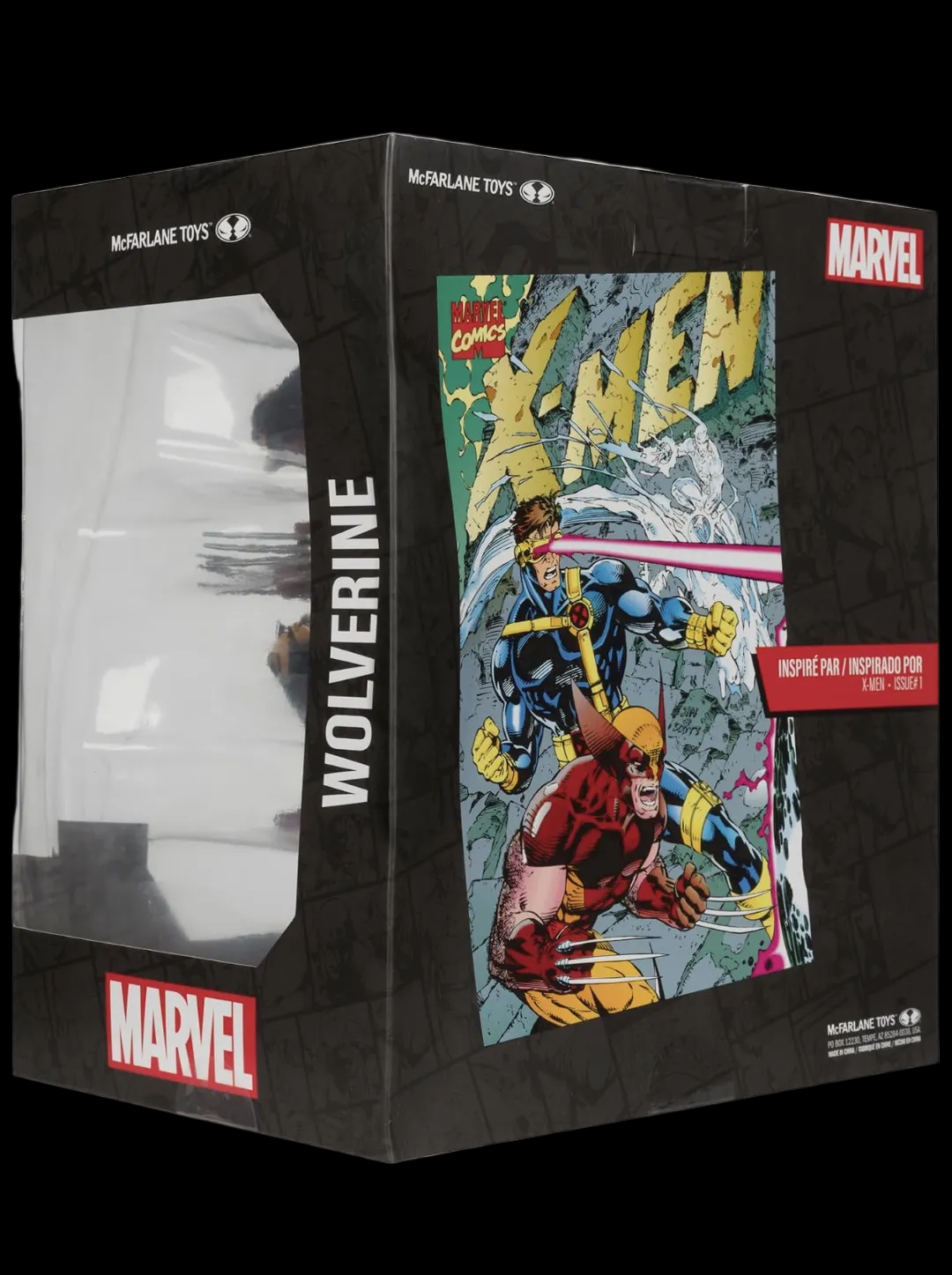 McFarlane Toys - Marvel Wolverine 1:10th Scale Posed Figure with Scene (X-Men #1)
