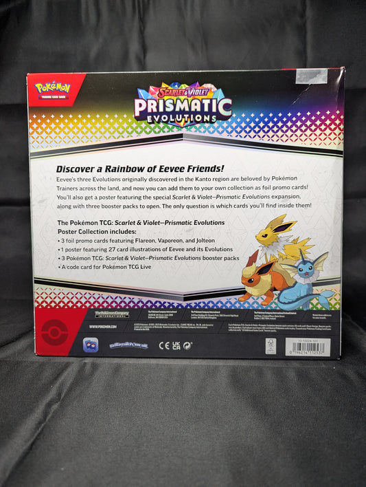 POKEMON PRISMATIC EVOLUTIONS POSTER COLLECTION BOX