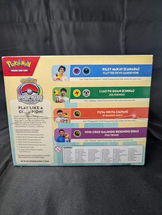 POKEMON 2025 WORLD CHAMPIONSHIPS DECK DISPLAY BOX