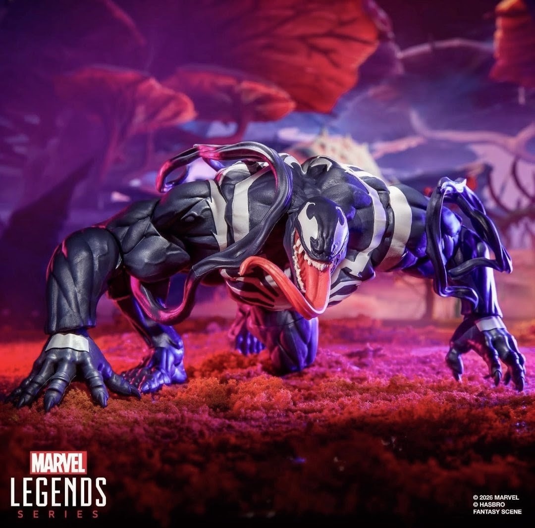 Marvel Legends Series Marvel Rivals Venom & Jeff the Land Shark, Video Game -Inspired Collectible 6-Inch Action Figures