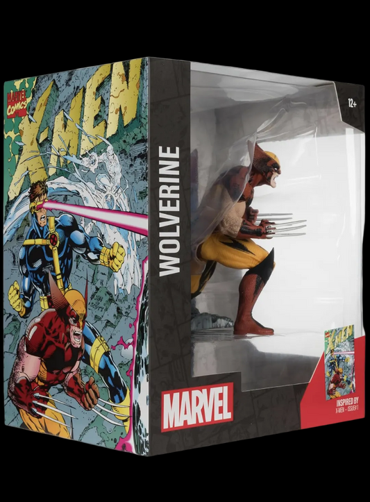 McFarlane Toys - Marvel Wolverine 1:10th Scale Posed Figure with Scene (X-Men #1)