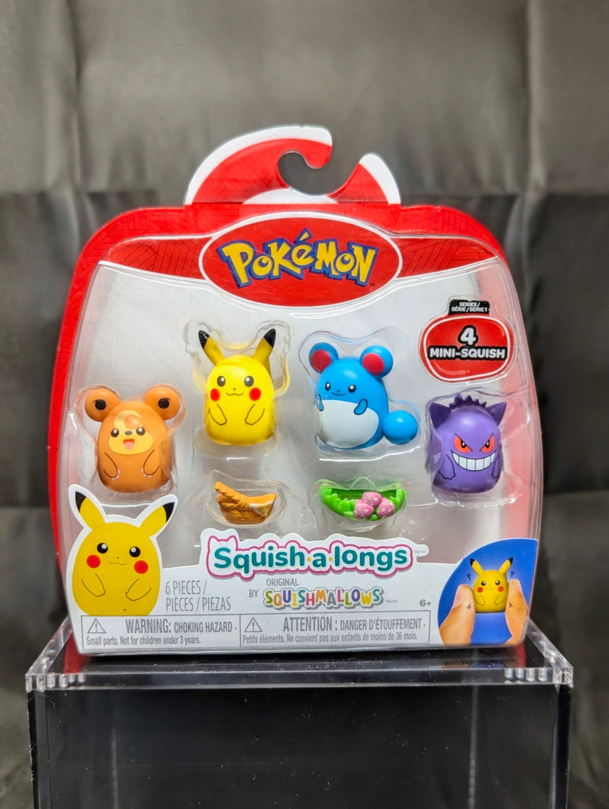 POKEMON SQUISH-A-LONGS - SERIES 1