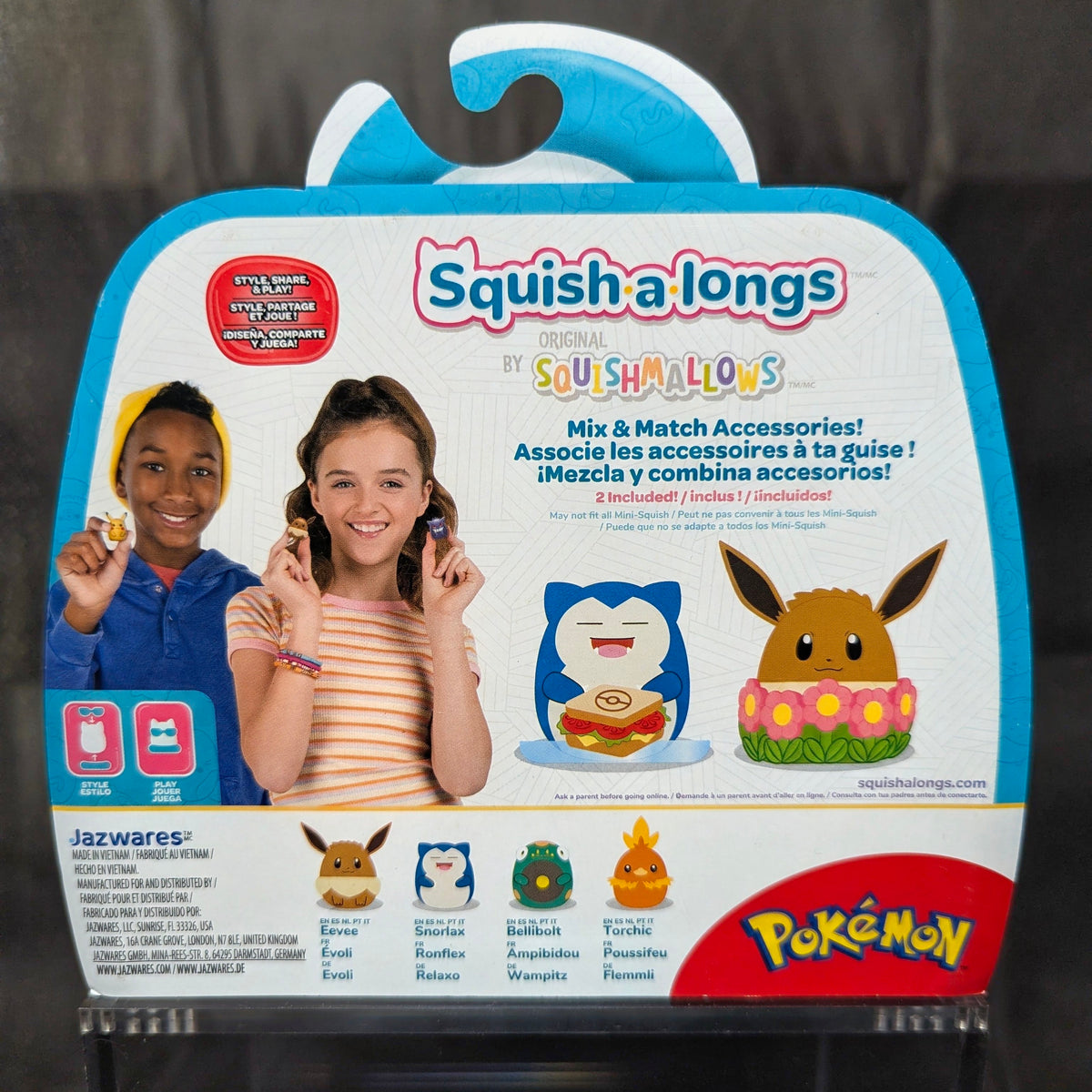 POKEMON SQUISH-A-LONGS - SERIES 2