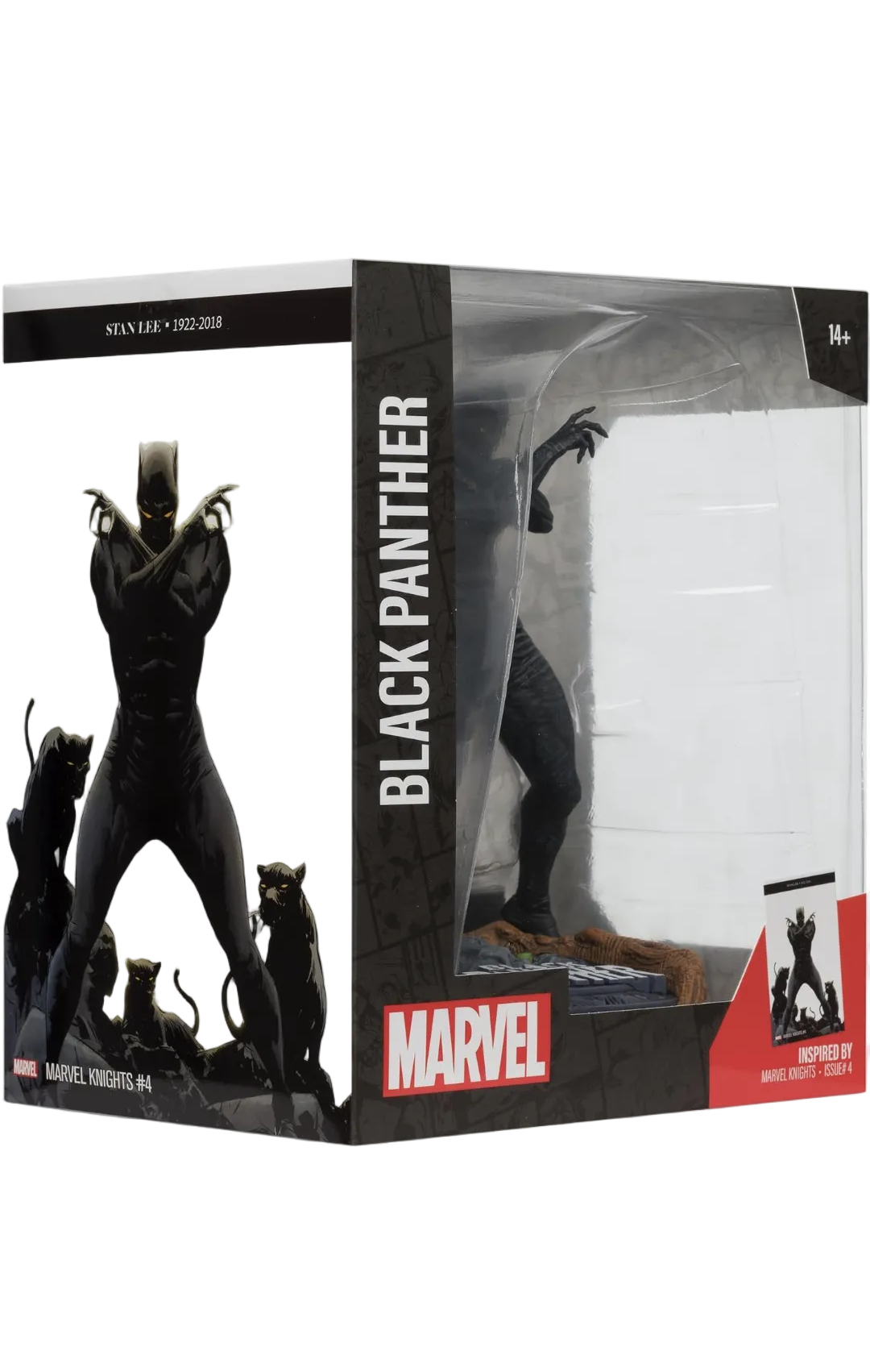 McFarlane Toys Marvel Black Panther 1:10th Scale Collectible with Scene (Marvel Knights #4)