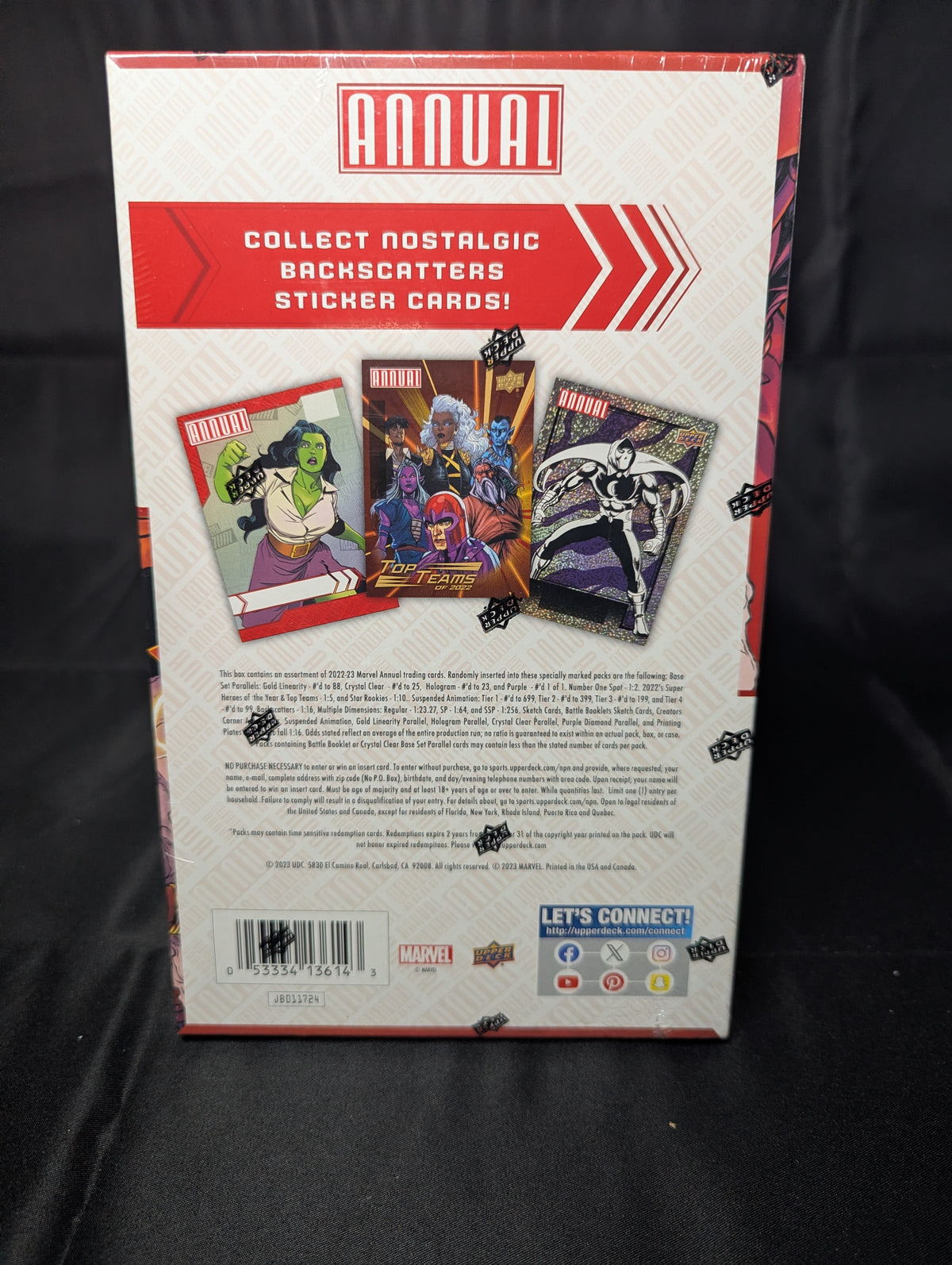 UPPER DECK MARVEL ANNUAL 2023 HOBBY BOX