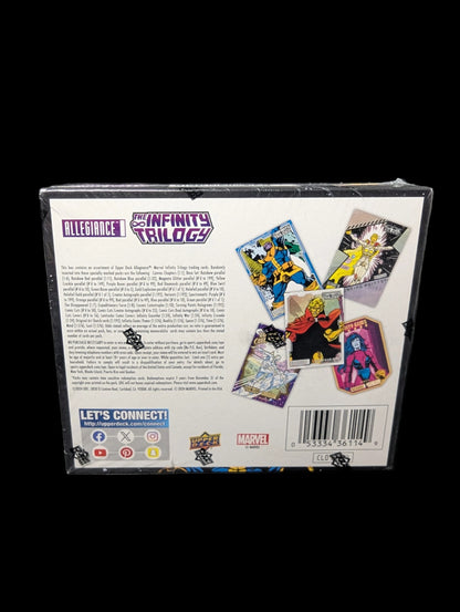 UPPER DECK MARVEL ALLEGIANCE THE INFINITY TRILOGY HOBBY BOX