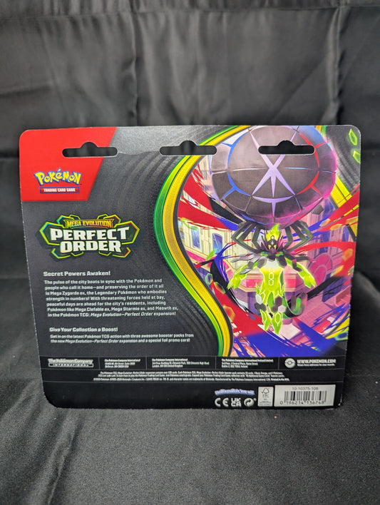 POKEMON 3 BLISTER PACK PERFECT ORDER CHIKORITA PROMO