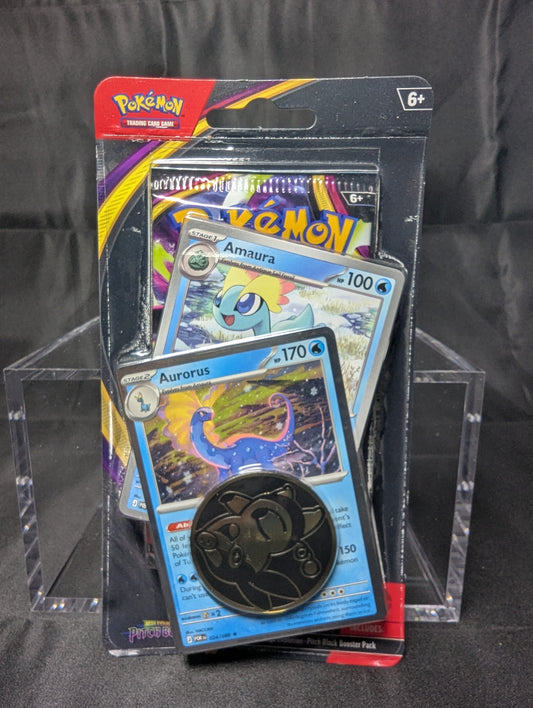 POKEMON MEGA EVOLUTION PITCH BLACK AURORUS & AMAURA SINGLE PACK