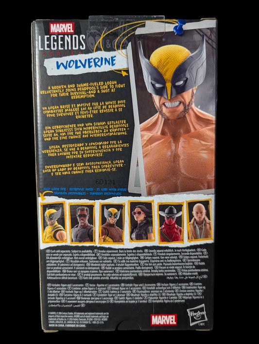 Marvel Legends Series Wolverine, Marvel Studios' Deadpool & Wolverine Movie Collectible 6-Inch Action Figure