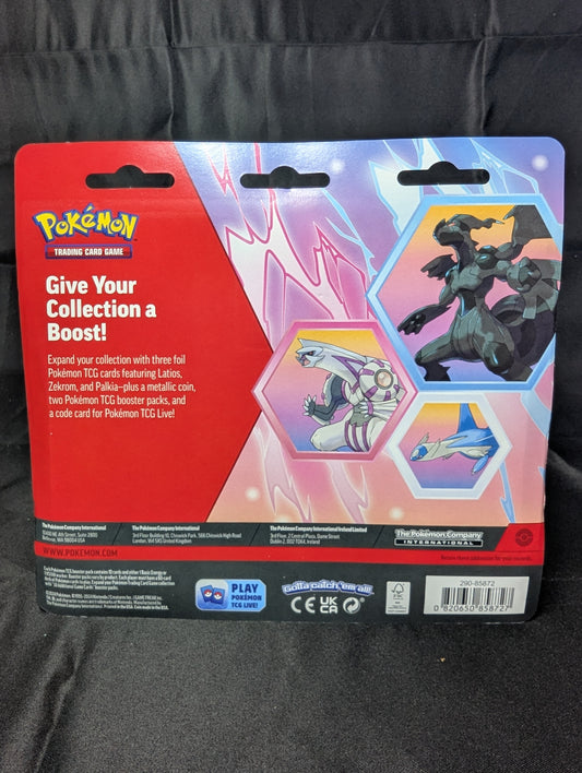 POKEMON 2 PACK BLISTER LATIOS, ZEKROM & PALKIA PROMO
