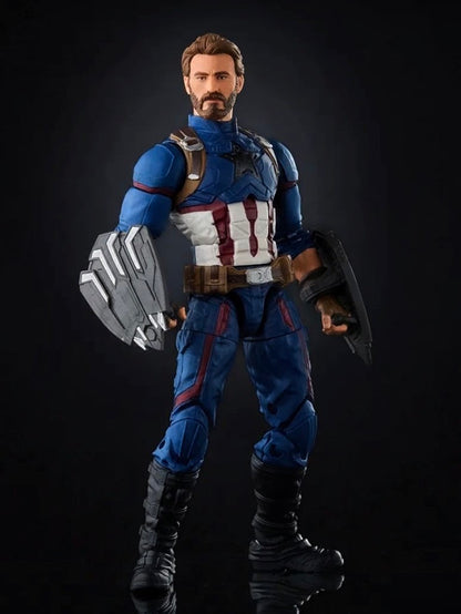 Marvel Legends Avengers Infinity Series, 15 cm Captain America Action Figure, Premium Design