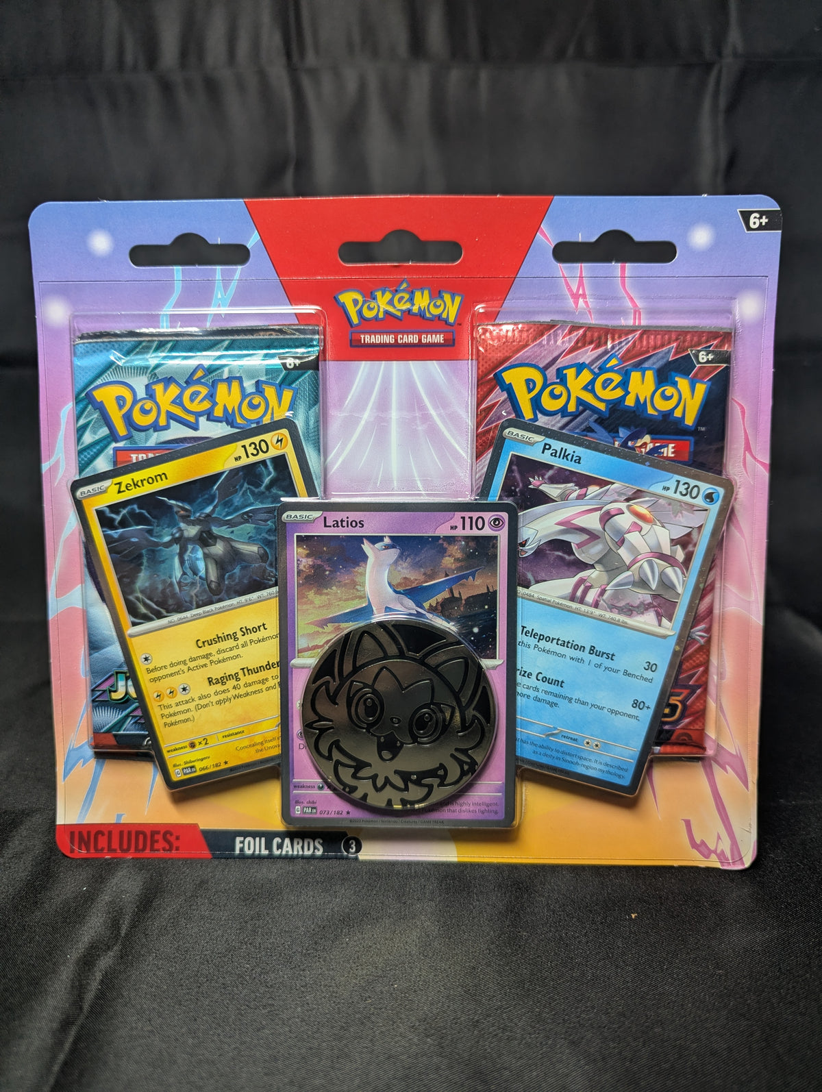 POKEMON 2 PACK BLISTER LATIOS, ZEKROM & PALKIA PROMO