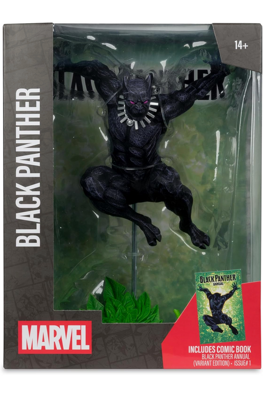 McFarlane Toys- Marvel Black Panther 1:6th Scale Collectible with Scene (Black Panther Annual (Variant) #1)