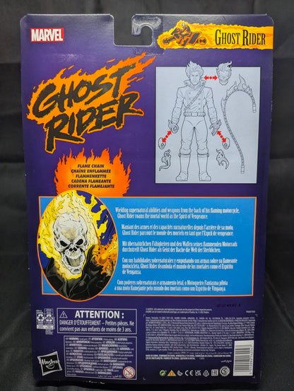 Marvel Legends Series Comics Ghost Rider 6-inch Action Figure Toy, 6 Accessories