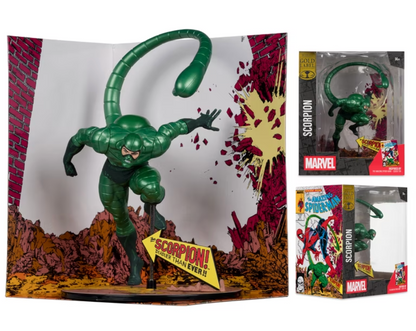 McFarlane Toys- Marvel Gold Label Scorpion 1:10th Scale Collectible (Amazing Spider-Man #318)