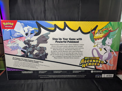 POKEMON ASCENDED HEROES FOCUSED FIGHTERS PREMIUM COLLECTION BOX, SAM'S CLUB EXCLUSIVE