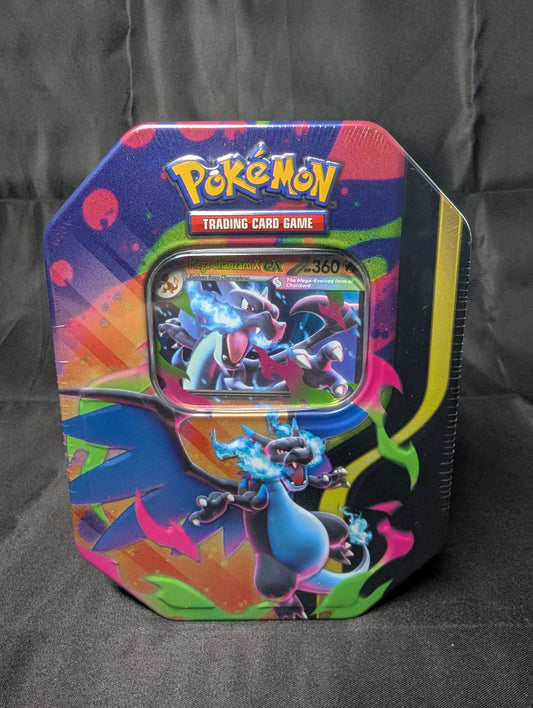 POKEMON MEGA CHARIZARDD X EX TIN