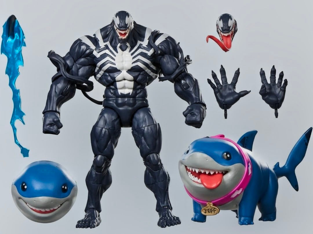 Marvel Legends Series Marvel Rivals Venom & Jeff the Land Shark, Video Game -Inspired Collectible 6-Inch Action Figures
