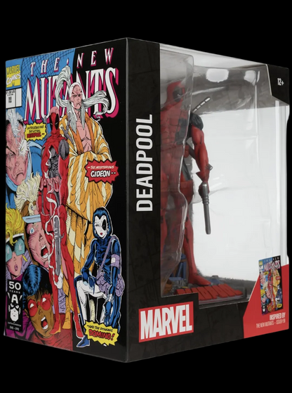 McFarlane Toys - Marvel Deadpool 1:10th Scale Posed Figure with Scene (The New Mutants #98)