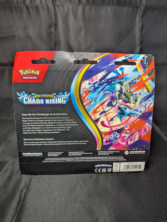 POKEMON 3 PACK BLISTER CHAOS RISING CHARMELEON PROMO