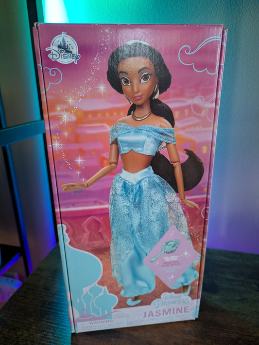 DISNEY STORE YASMIN - ALADDIN CLASSIC DOLL WITH BRUSH