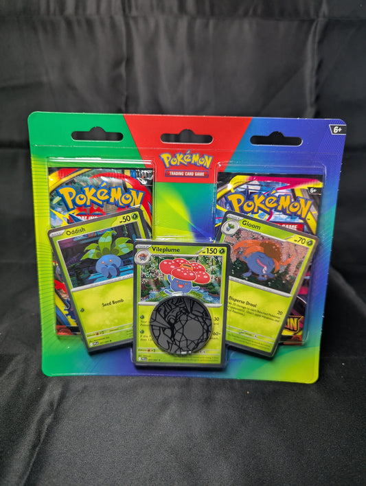 POKEMON 2 PACK BLISTER PACK ODDISH, VILEPLUME & GLOOM PROMO