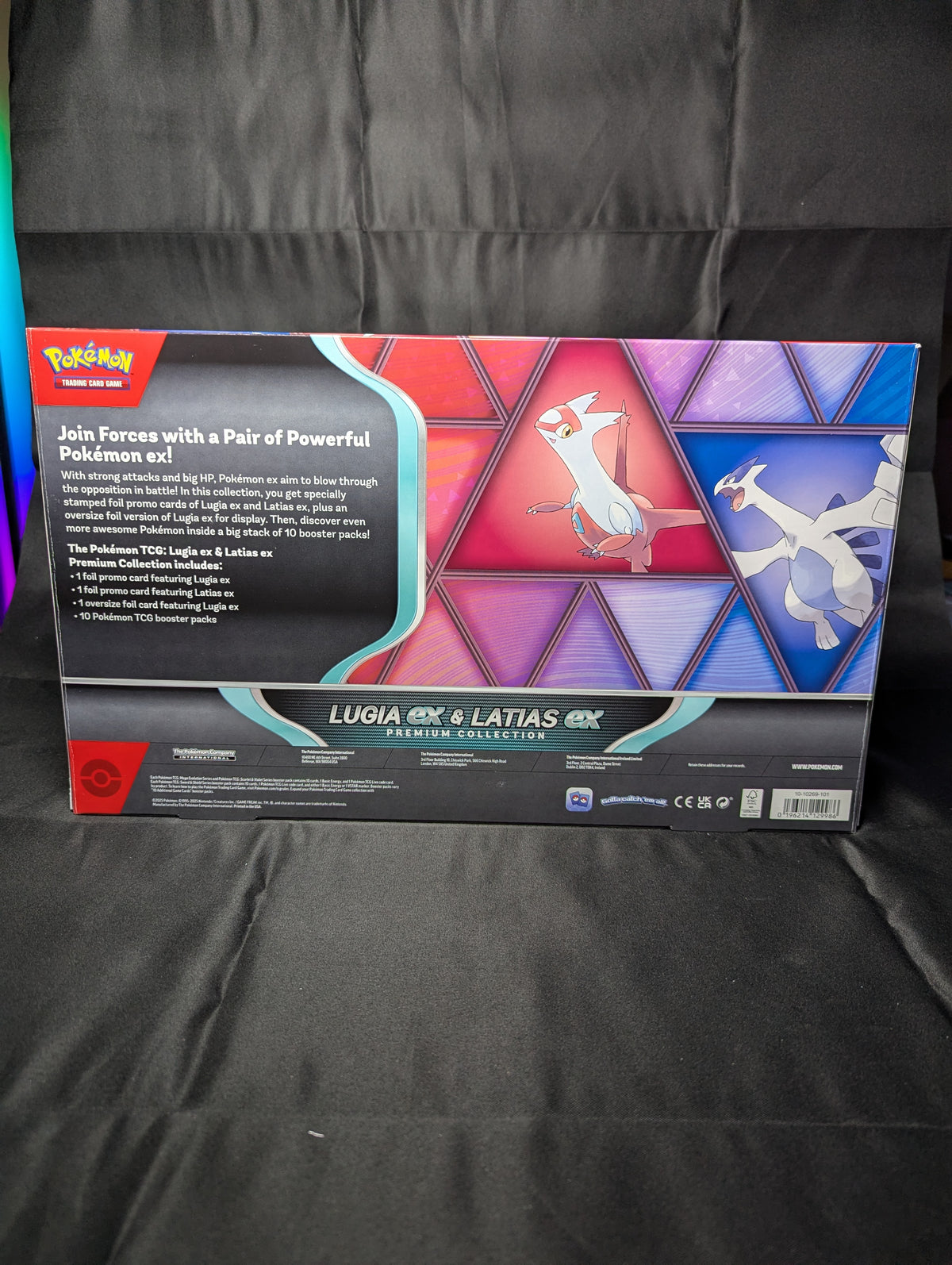 POKEMON LUGIA EX & LATIAS EX PREMIUM COLLECTION BOX