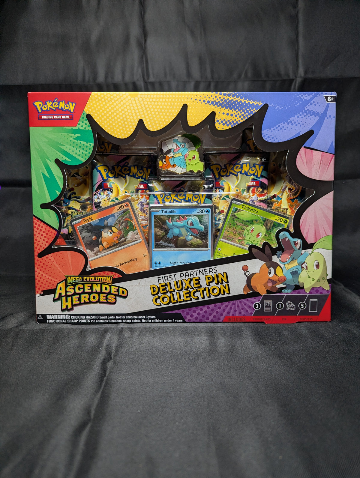 POKEMON ASCENDED HEROES DELUXE PIN COLLECTION BOX