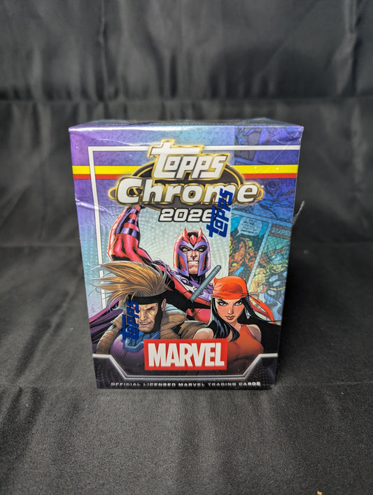 TOPPS CHROME MARVEL COMICS 2026 6 PACK BOX