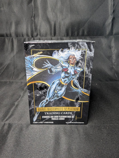 UPPER DECK MARVEL MASTERPIECES '92 PLATINUM 2024 8 PACK BOX