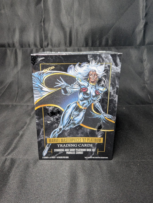 UPPER DECK MARVEL MASTERPIECES '92 PLATINUM 2024 8 PACK BOX
