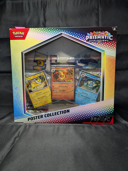 POKEMON PRISMATIC EVOLUTIONS POSTER COLLECTION BOX