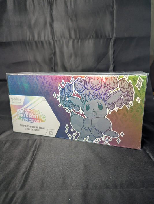 POKEMON PRISMATIC EVOLUTIONS SUPER PREMIUM COLLECTION BOX